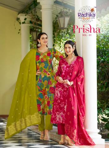 PRISHA VOL 1 RADHIKA LIFESTYLE DESIGNER PRINT SALWAR SUIT WHOLESALER IN INDIA